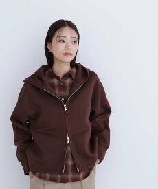 【SALE／60%OFF】NATURAL BEAUTY BASIC テントラインダンボールパーカー ナチュラルビューティベーシック トップス カットソー・Tシャツ ブラウン ホワイト グレー【送料無料】