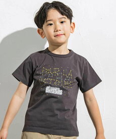 BeBe 【NPB 横浜DeNAベイスターズ】星空ロゴ半袖Tシャツ(90~140cm) ベベ オンライン ストア トップス カットソー・Tシャツ ホワイト ブラック【送料無料】