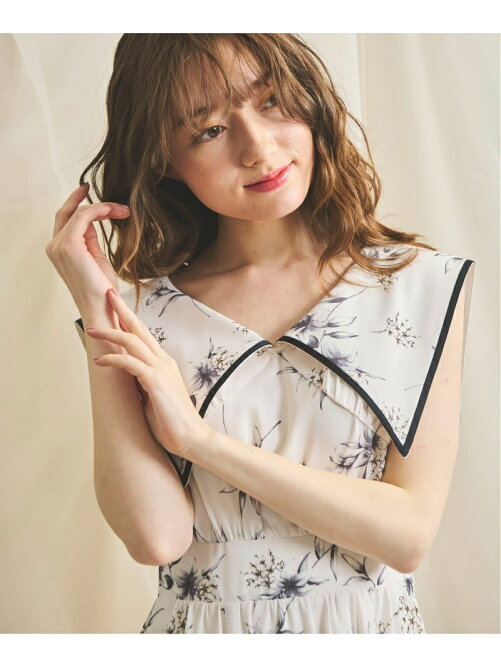 Noela フラワープリントセーラーカラーワンピ Rakuten Fashion 楽天ファッション 旧楽天ブランドアベニュー Cf7006