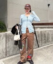 《uchida企画》Vネックリブカーディガン【SUM1 STYLE】