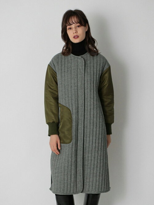 Loveless コンビ キルティング コート Rakuten Fashion 楽天ファッション 旧楽天ブランドアベニュー Bx3007