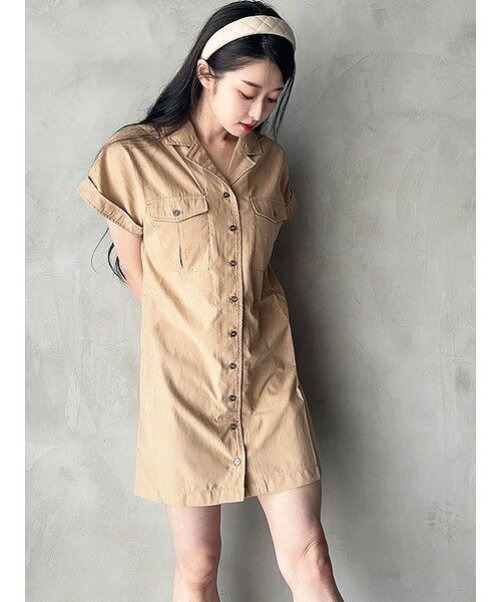 Duras ミリタリーシャツワンピース Rakuten Fashion 楽天ファッション 旧楽天ブランドアベニュー Dc4007