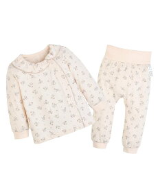 【SALE／30%OFF】moimoln 【ルームウェア】ミニフラワー長袖トップス&パンツ モイモルン インナー・ルームウェア その他のインナー・ルームウェア ホワイト