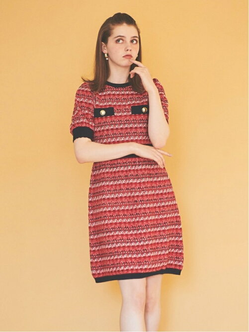 31 Sons De Mode ツイーディーニットミニワンピ Rakuten Fashion 楽天ファッション 旧楽天ブランドアベニュー Ca6008