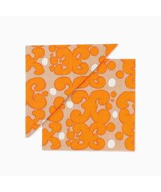 【SALE／55%OFF】Marimekko Keidas orange ランチナプキン33X33 マリメッコ ファッション雑貨 その他のファッション雑貨 オレンジ