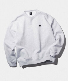 HUF CLASSIC FLEECE CREW HUF ハフ スウェット ハフ トップス スウェット・トレーナー グレー ブラック イエロー【送料無料】