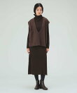 ジレ セット リブ ニット ワンピース(セットアイテム) 26AW 秋新作 ロングシーズン 着回し イージーケア