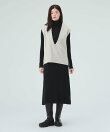 ジレ セット リブ ニット ワンピース(セットアイテム) 26AW 秋新作 ロングシーズン 着回し イージーケア
