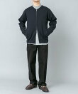 『マシンウォッシャブル』コットンミラノリブニットジップブルゾン