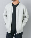 『マシンウォッシャブル』コットンミラノリブニットジップブルゾン