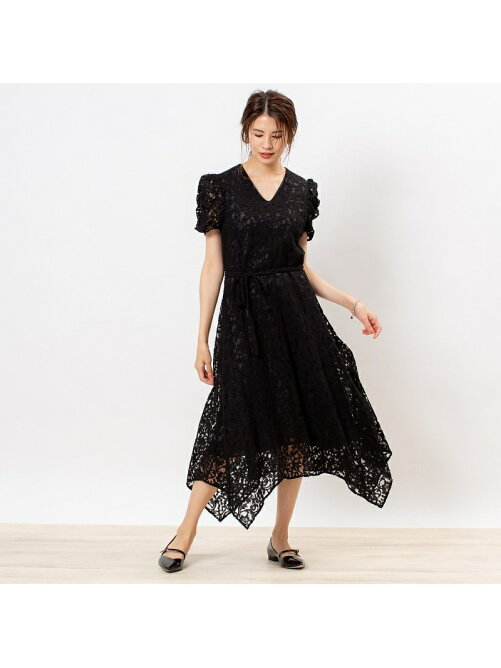 Rouge Vif La Cle Flicka ジャガードレースフレアワンピース Rakuten Fashion 楽天ファッション 旧楽天ブランドアベニュー 8009