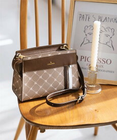 【SALE／30%OFF】& chouette モノグラム スポーティーラインショルダーバッグ アンドシュエット バッグ ショルダーバッグ グリーン ブラウン ホワイト ブルー【送料無料】