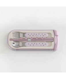 apres les cours いちご・恐竜柄カトラリーセット エフオーオンラインストア 食器・調理器具・キッチン用品 その他の食器・調理器具・キッチン用品 ブルー ピンク