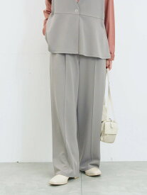 Samansa Mos2 blue ストレートパンツ(セットアップ可) サマンサモスモス パンツ その他のパンツ グレー ブラウン カーキグリーン