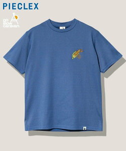 go slow caravan PIECLEX �Ƃ����낱���h�J TEE (MENS) �S�[�X���[�L�����o�� �g�b�v�X �J�b�g�\�[�ET�V���c �z���C�g �u���[�y���������z