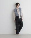 ウォッシャブルウールフォックスニットベスト