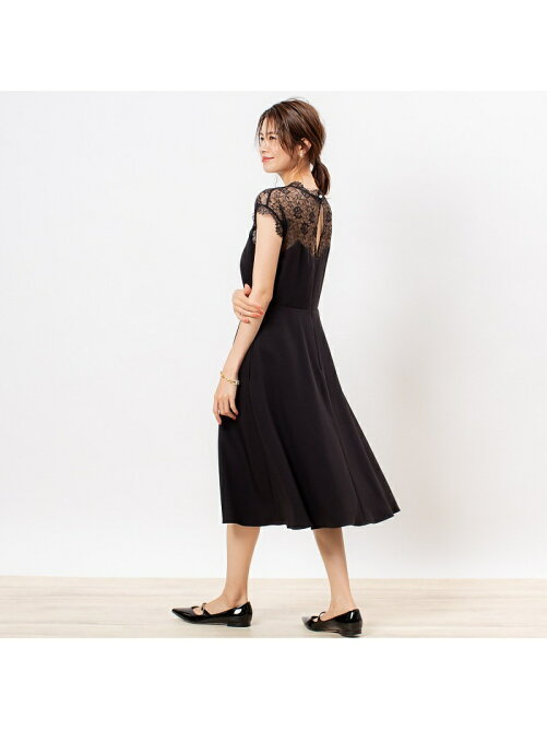 Rouge Vif La Cle Flicka レースコンビフレンチスリーブワンピース Rakuten Fashion 楽天ファッション 旧楽天ブランドアベニュー 8010