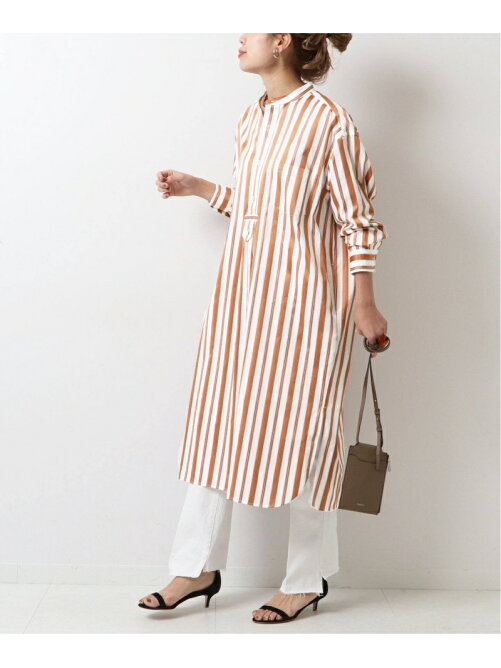 Spick Span Ticca ノーカラーロングシャツ Rakuten Fashion 楽天ファッション 旧楽天ブランドアベニュー Ch5010