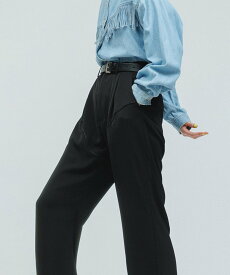 【SALE／60%OFF】M TO R [PANTS]WESTERN MOOD STRAIGHT PANTS アダムエロペ パンツ その他のパンツ ブラック ホワイト【送料無料】