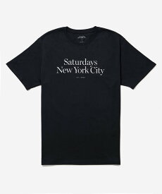 Saturdays NYC Miller Standard Ss Tee サタデーズ　ニューヨークシティ トップス カットソー・Tシャツ ブラック ホワイト カーキ【送料無料】