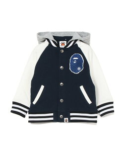 A BATHING APE SHARK HOODIE SWEAT VARSITY JACKET A xCVO GCv WPbgEAE^[ u]EWp[ lCr[yz