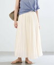 ボイルシアープリーツスカート