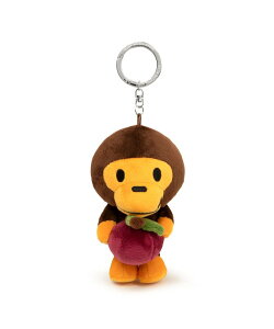 A BATHING APE BABY MILO CHERRY PLUSH DOLL KEYCHAIN �A �x�C�V���O �G�C�v �t�@�b�V�����G�� �`���[���E�L�[�`�F�[�� �u���E���y���������z