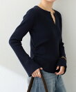 スキッパーリブニット