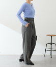 スキッパーリブニット
