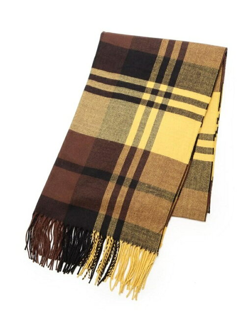 Pink Adobe タータンチェック柄フリンジマフラー Rakuten Fashion 楽天ファッション 旧楽天ブランドアベニュー V