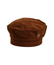 【SALE／50%OFF】moimoln ジェナコーデュロイベレー帽 モイモルン 帽子 ハンチング・ベレー帽 ホワイト ブラウン