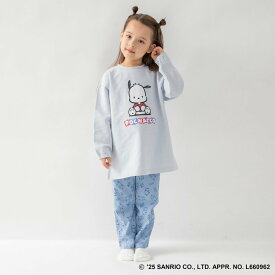 branshes 【WEB限定/DRC/サンリオキャラクターズ】長袖ルームウェア・こども ブランシェス インナー・ルームウェア パジャマ ブルー ホワイト