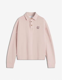 【SALE／30%OFF】Maison Kitsune 【公式】Maison Kitsune BOLD FOX HEAD PATCH POLO SWEATER メゾン キツネ アーカイブス トップス スウェット・トレーナー ピンク【送料無料】