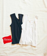 BIOTOP WOMEN【Hanes for BIOTOP】TRIBLEND SLEEVELESS SHIRTS 2P アダムエロペ トップス ノースリーブ・…