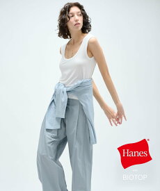 BIOTOP WOMEN【Hanes for BIOTOP】TRIBLEND SLEEVELESS SHIRTS 2P アダムエロペ トップス ノースリーブ・タンクトップ【送料無料】