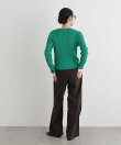 CICA&UVカット加工Vネックリブカーディガン