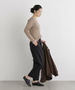 CICA&UVカット加工Vネックリブカーディガン