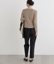 CICA&UVカット加工Vネックリブカーディガン