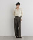 CICA&UVカット加工Vネックリブカーディガン
