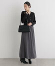 CICA&UVカット加工Vネックリブカーディガン