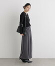 CICA&UVカット加工Vネックリブカーディガン