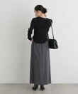 CICA&UVカット加工Vネックリブカーディガン