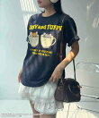 ○トムとジェリー 刺繍Tシャツ 【TOM and JERRY】(アクリルキーホルダー付き )