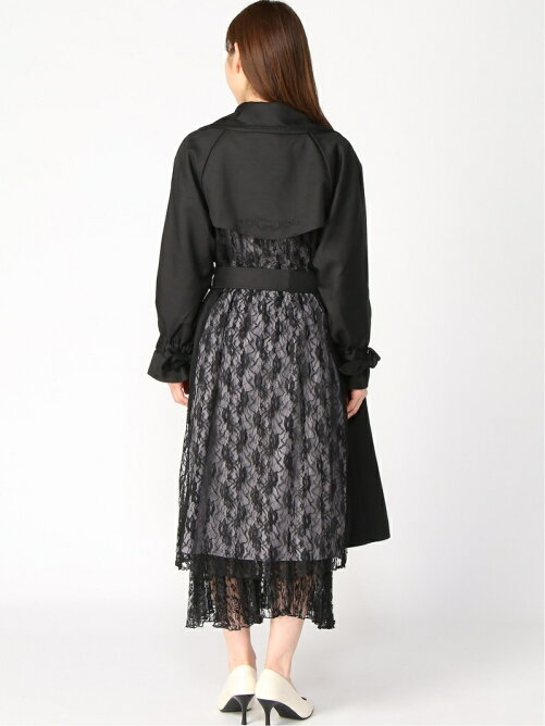 Axes Femme W プリーツレーストレンチコート Rakuten Fashion 楽天ファッション 旧楽天ブランドアベニュー Ay7012