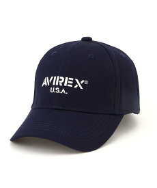AVIREX AVIREX/(M)AX TWILL LOW CAP A ハンドサイン 帽子 キャップ カーキ ネイビー ブラック