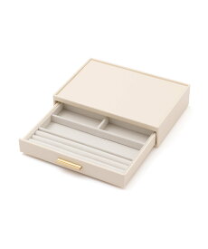 Francfranc スタッキング ジュエリーボックス リング 小物入れ フランフラン インテリア・生活雑貨 収納用品・棚・ラック ホワイト