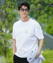 GLOBAL WORK 宮沢氷魚さん着用/リッチクリーンTシャツ/プリント/半袖/288193 グローバルワーク トップス カットソー・Tシャツ グレー ブラック ホワイト ブルー グリーン【送料無料】