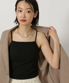 【SALE／4%OFF】LAKOLE スクエアカップ付きキャミ ラコレ トップス キャミソール グリーン ブラック ブラウン ホワイト