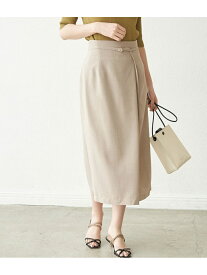 ROPE' PICNIC 【セットアップ対応】リネンライクラップスカート ロペピクニック スカート スカートその他 ベージュ ネイビー ブルー パープル【送料無料】