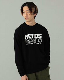 【SALE／60%OFF】BEAMS T BEAMS / HEADS OR TAILS ロングスリーブ Tシャツ ビームス アウトレット トップス カットソー・Tシャツ ホワイト ブラック